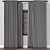 Luxury 3D Curtain Model 3D model small image 4