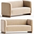 Elegant Ole Wanscher Sofa 3D model small image 1