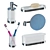 GROHE Selection Accessory Set (15 pcs.) 3D model small image 7