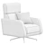 Elegant MONICA Armchair: 3D Model 3D model small image 3