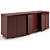 Sleek Contemporary Bonaldo Sideboard 3D model small image 4