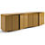 Sleek Contemporary Bonaldo Sideboard 3D model small image 7