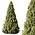 Evergreen Pine Tree Set 123 3D model small image 1