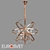 Santi Pendant Chandelier Eurosvet 60139/6 3D model small image 1