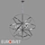 Eurosvet Santi Hanging Chandelier 3D model small image 1