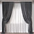 Luxury Curtain 3D Model 3D model small image 1