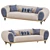 Elegant ESTELLA Sofa HONOR Furniture 3D model small image 1