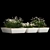 Urban Greenery Collection: Concrete Bench with Ornamental Grasses 3D model small image 5