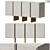 Sleek Baker Kira Credenza 3D model small image 1
