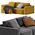 Cozy Beige Sofa Space 2013 3D model small image 2