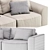 Cozy Beige Sofa Space 2013 3D model small image 7