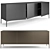 Sleek Contemporary Ruler Sideboard 3D model small image 1