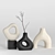 Zen Harmony Vases & Branches 3D model small image 4