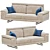 Elegant PRAGA Sofa HONOR Furniture 3D model small image 1