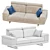 Elegant PRAGA Sofa HONOR Furniture 3D model small image 2