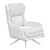  Modern Elegance PRAGA Armchair 3D model small image 3