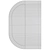 Monochrome FORMA LUCY Rug 3D model small image 3