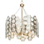 Sleek Design Honeycomb Pendant Lamp 3D model small image 1