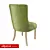 Elegant Classic Ashley Chair-Lounge 3D model small image 2