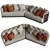 Modern Modular Cleo Sofa Set 3D model small image 1