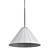 Elegant Glass Cone Pendant Light 3D model small image 2