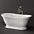Elegant Devon Bath Set 3D model small image 2