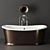 Elegant Devon Bath Set 3D model small image 5
