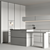 Kitchen 05 3D Model Set 3D model small image 7