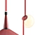 Sleek Pendant Light Fixture 3D model small image 3