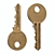 Metallic Key - Genuine Security 3D model small image 1