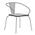 Metal Garden Chair Oblice, LA REDOUTE 3D model small image 4