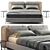 Minotti Tatlin Flat Bed 3D 3D model small image 2