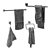 GROHE Allure Bathroom Accessories Set 3D model small image 2