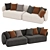 Elegant Rene Sofa: 2014 Version 3D model small image 2