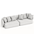 Elegant Rene Sofa: 2014 Version 3D model small image 3