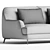 Luxurious Natuzzi DON GIOVANNI Sofa 3D model small image 3