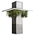 Modern Column Plant 3D Model 3D model small image 1