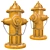 Realistic 3D Fire Hydrant Model 3D model small image 2