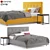 Beyosa Favorit Bed Set 3D model small image 1