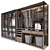 Elegant Wardrobe with Decorative Elements 3D model small image 3