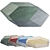 Puik Hexagon Carpet Set 3D model small image 3