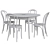 Modern Dining Set Beech Mateo 3D model small image 3