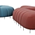 Modular Worm Bench: Versatile Seating 3D model small image 5