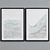 Modern Abstract Picture Frame Set 3D model small image 2