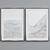 Modern Abstract Picture Frame Set 3D model small image 3