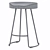 Modern Half-bar Stool Roger 3D model small image 4