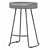 Modern Half-bar Stool Roger 3D model small image 6