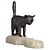 Sara Swink Inspired Cat Sculpture 3D model small image 5