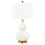 Cream/Gold Leaf Table Lamps Duo 3D model small image 1