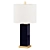 Navy Blue Ceramic Table Lamp 3D model small image 1